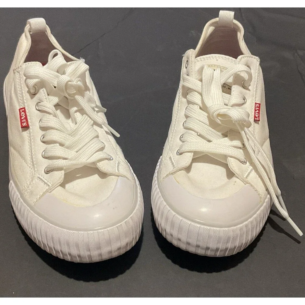 Levi Strauss White Shoes Everyday Wear Comfy Insoles Men Size 9